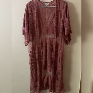 Lace cardigan/duster/kimono